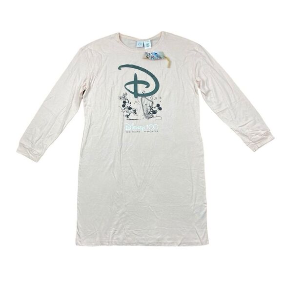Disney 100 years of wonder Mickey and Minnie pink night gown - Picture 3 of 5